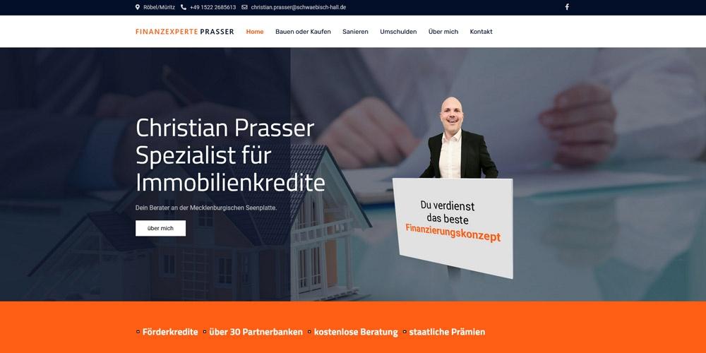 Finanzierungsberater Christian Prasser